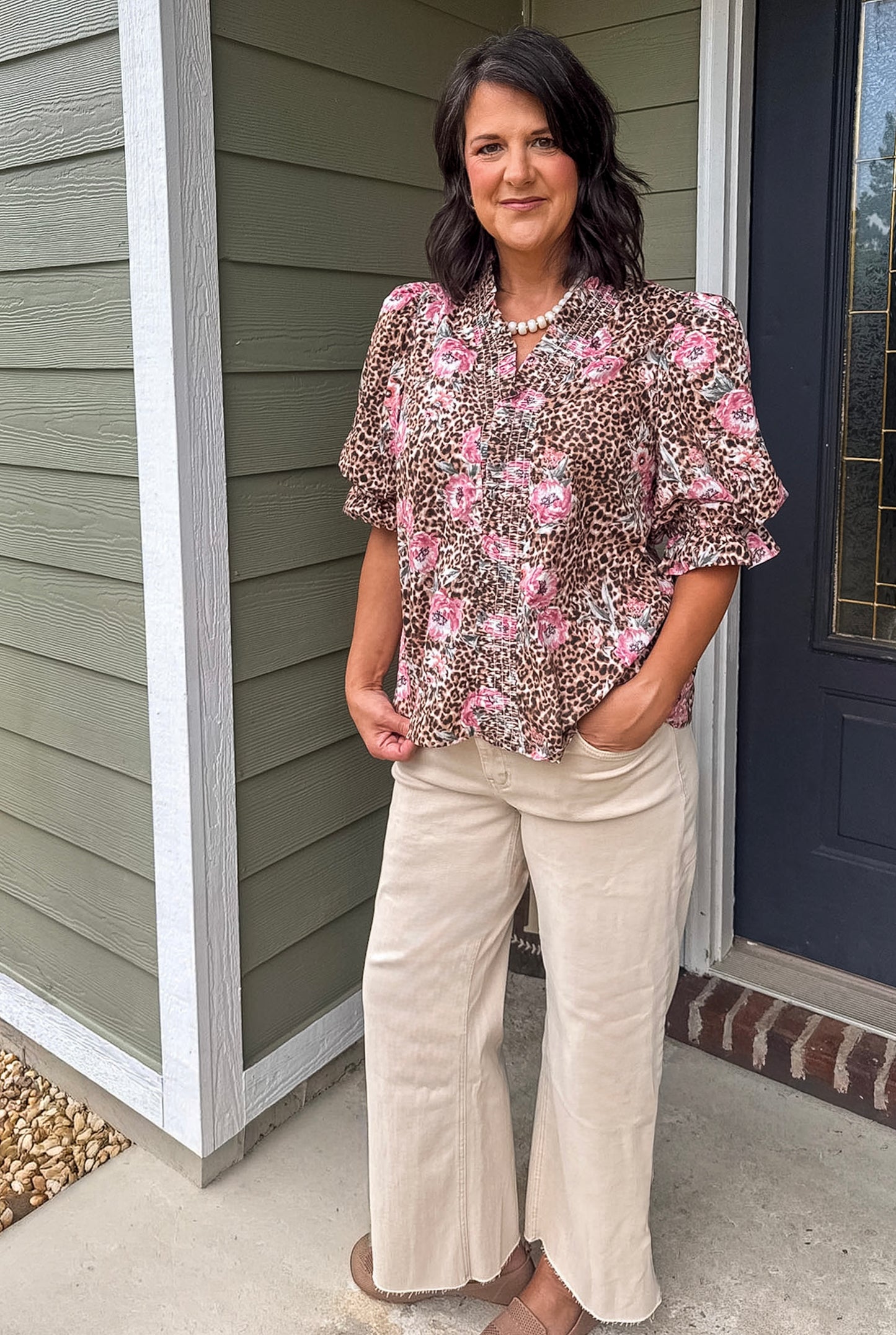 September Bloom blouse