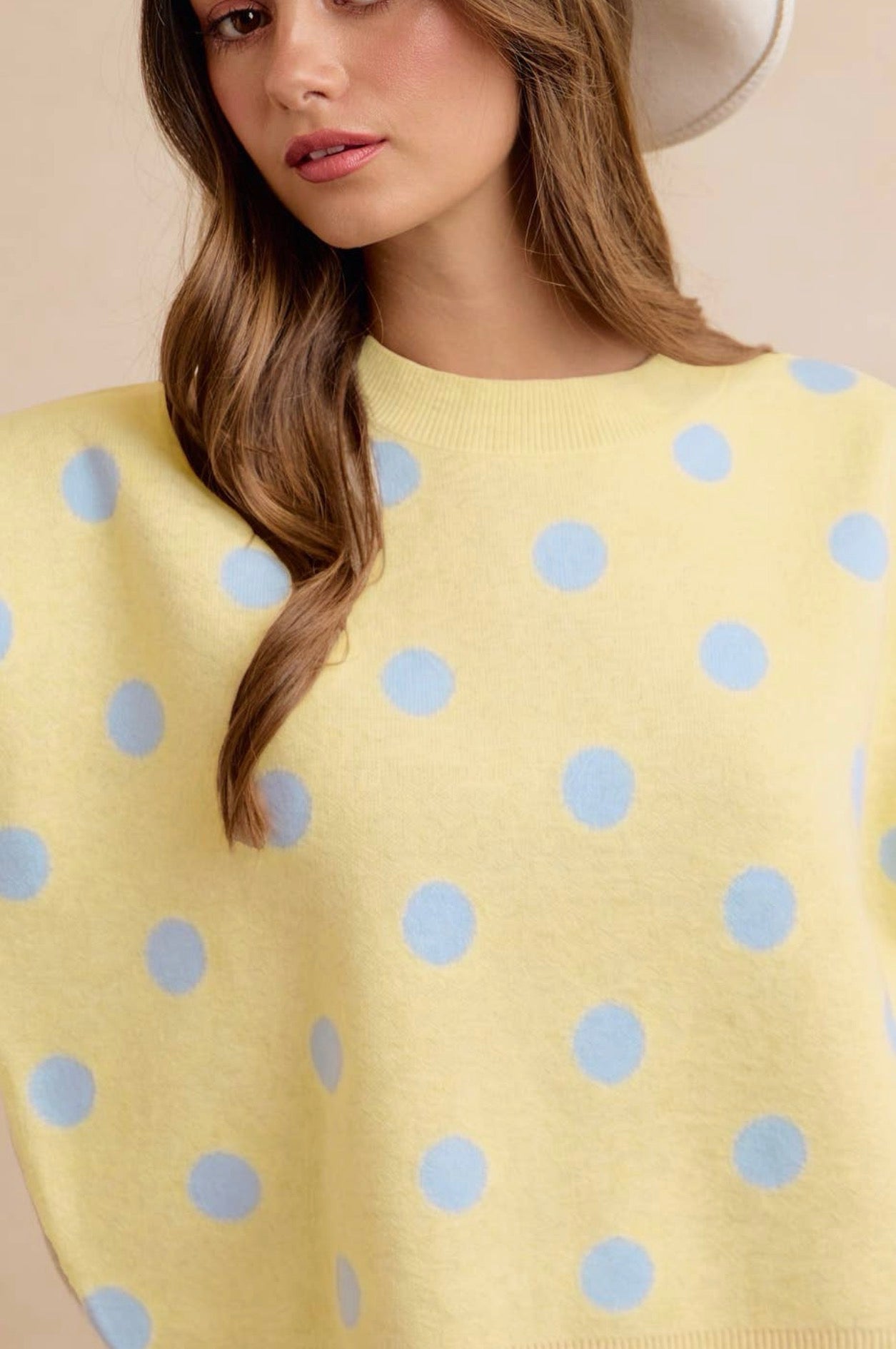 Porch Swing Polka Dot sweater