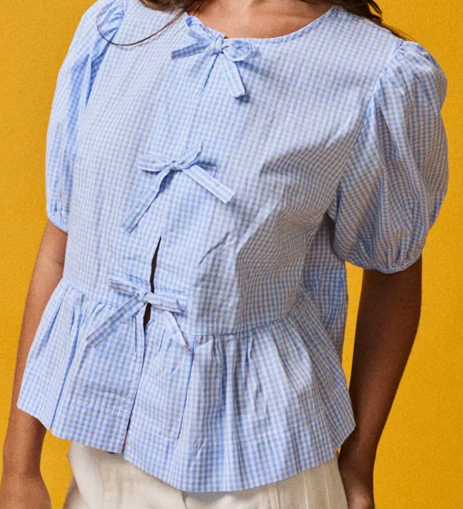 Blue Ribbon top