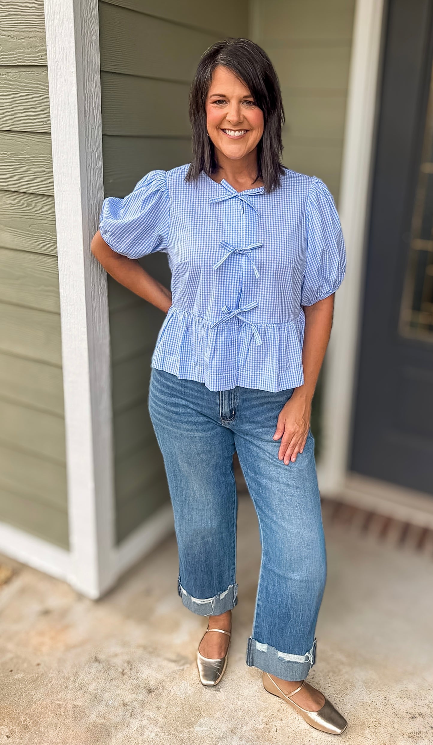 Blue Ribbon top